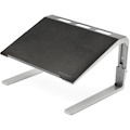StarTech.com Adjustable Laptop Stand - Heavy Duty Steel & Aluminum - 3 Height Settings - Tilted - Ergonomic Laptop Riser for Desk (LTSTND)