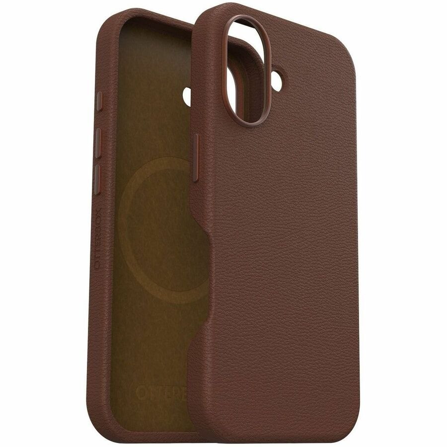 OtterBox Symmetry Case for Apple iPhone 16 Smartphone - Rich Adobe (Brown)