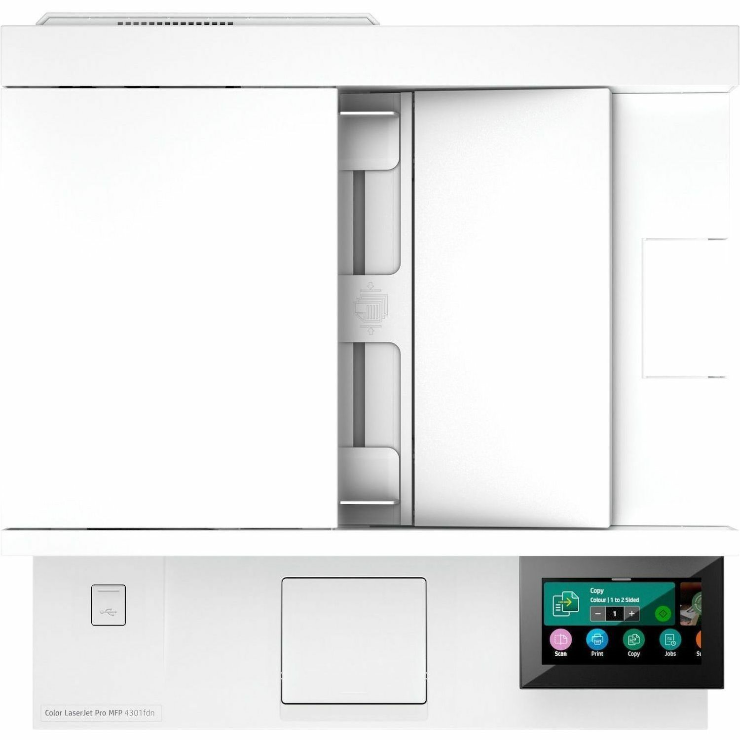 HP 4301fdn Wired & Wireless Laser Multifunction Printer - Refurbished - Color