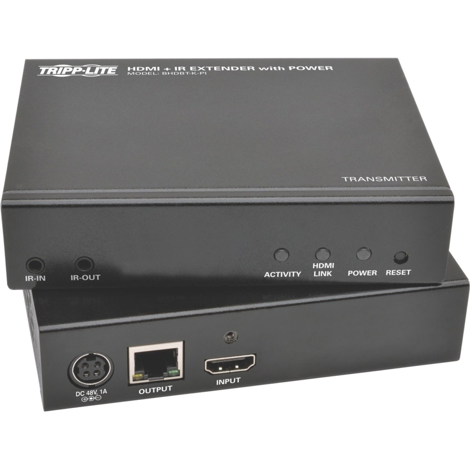 Tripp Lite by Eaton HDBaseT Class B (HDBaseT-Lite) HDMI over Cat5e/6/6a Extender Kit, Power & IR Control, 4K x 2K 30 Hz UHD / 1080p 60 Hz, Up to 230 ft. (70 m), TAA