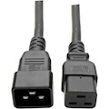Eaton Tripp Lite Series Power Extension Cord, C19 to C20 - Heavy-Duty, 20A, 250V, 12 AWG, 10 ft. (3.05 m), Black