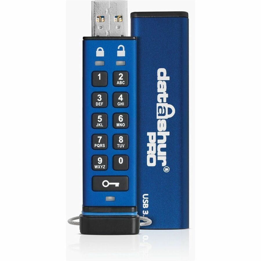 Origin 16 GB USB 3.1 (Gen 1) Type A, USB 3.2 (Gen 1) Type A Flash Drive - Blue - 256-bit AES-XTS, 256-bit SHA