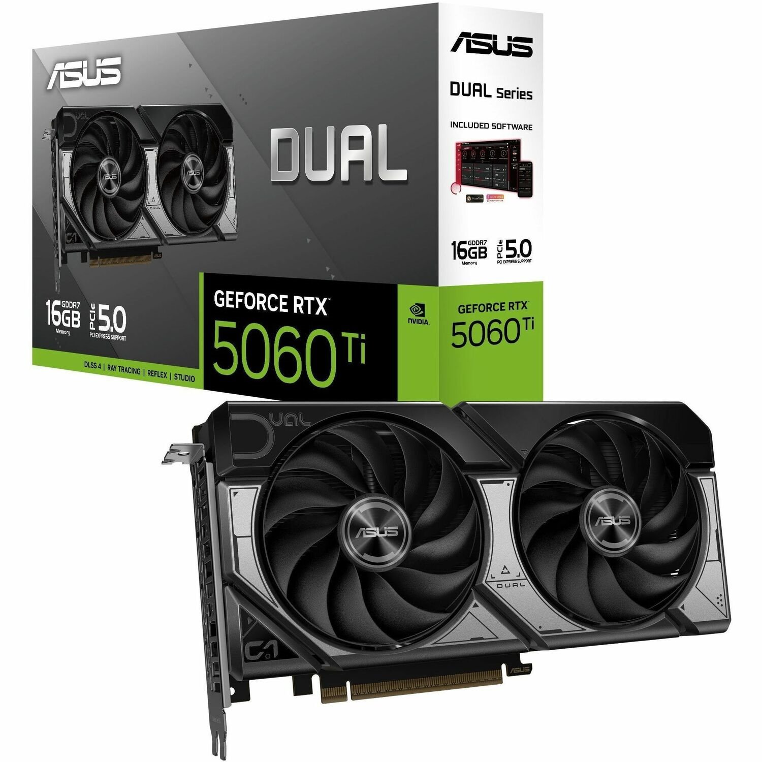Asus Vga 16GB Rtx5060ti Dual-O16g 3xDP/1xHDMI Dual-Rtx5060ti-O16g
