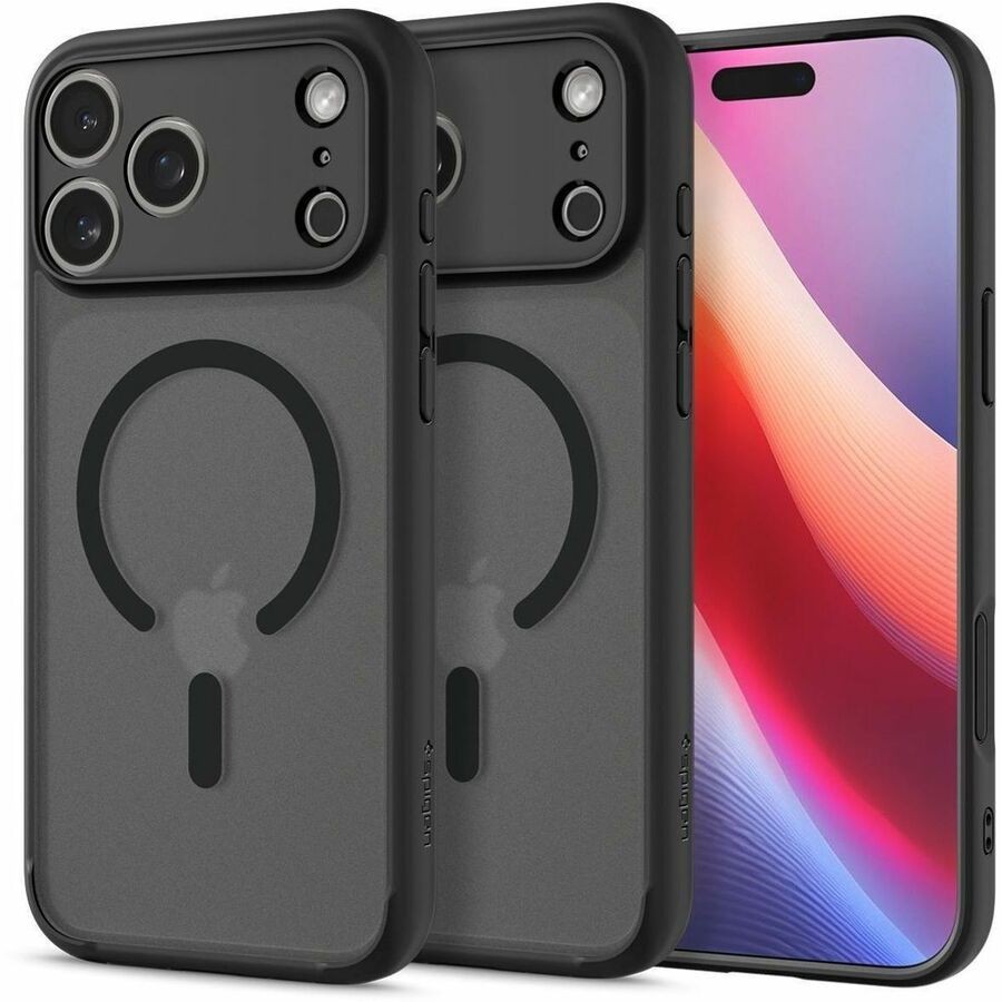 Spigen Ultra Hybrid Case voor Apple iPhone 17 Pro Max Smartphone - Frost zwart