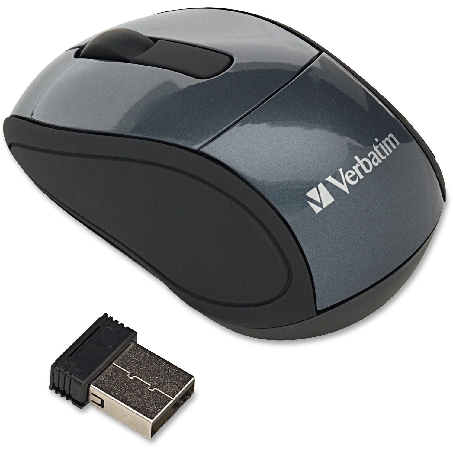 Verbatim Wireless Mini Travel Optical Mouse - Graphite