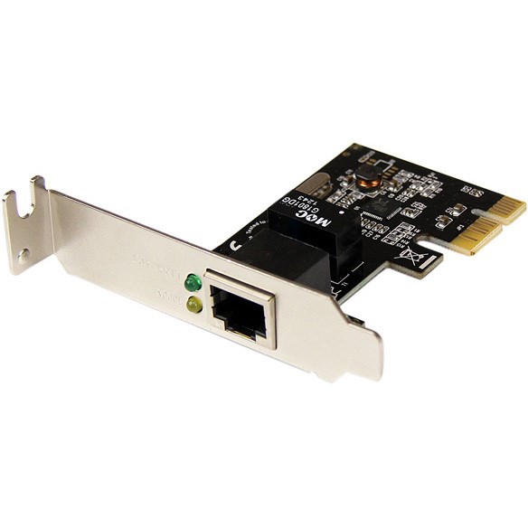 StarTech.com 1 Port PCI Express PCIe Gigabit NIC Server Adapter Network Card - Low Profile