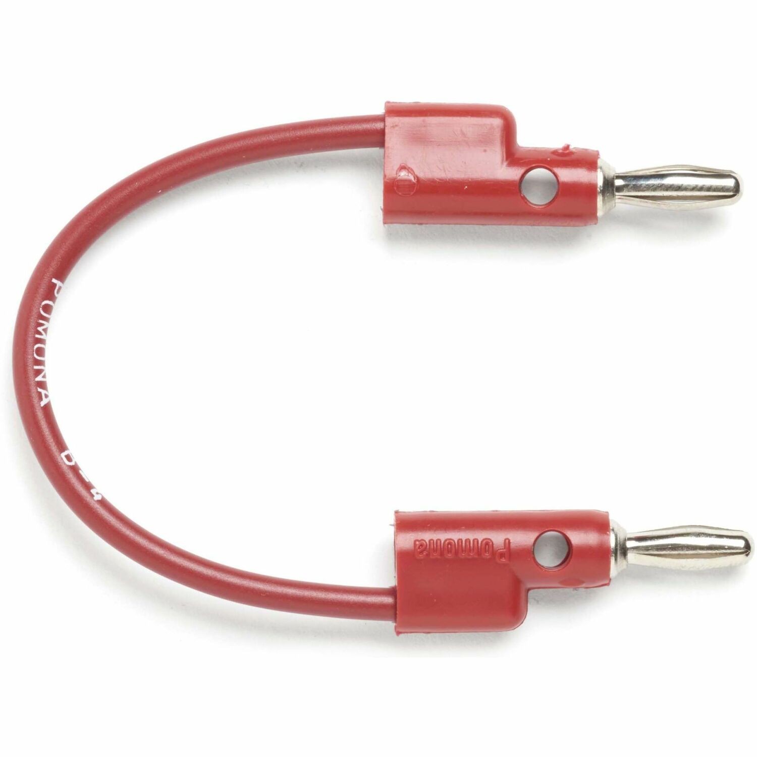 Pomona Banana Plug Patch Cord (Red)