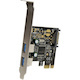 StarTech.com 2 Port PCI Express PCIe SuperSpeed USB 3.0 Controller Card w/ SATA Power - 5Gbps