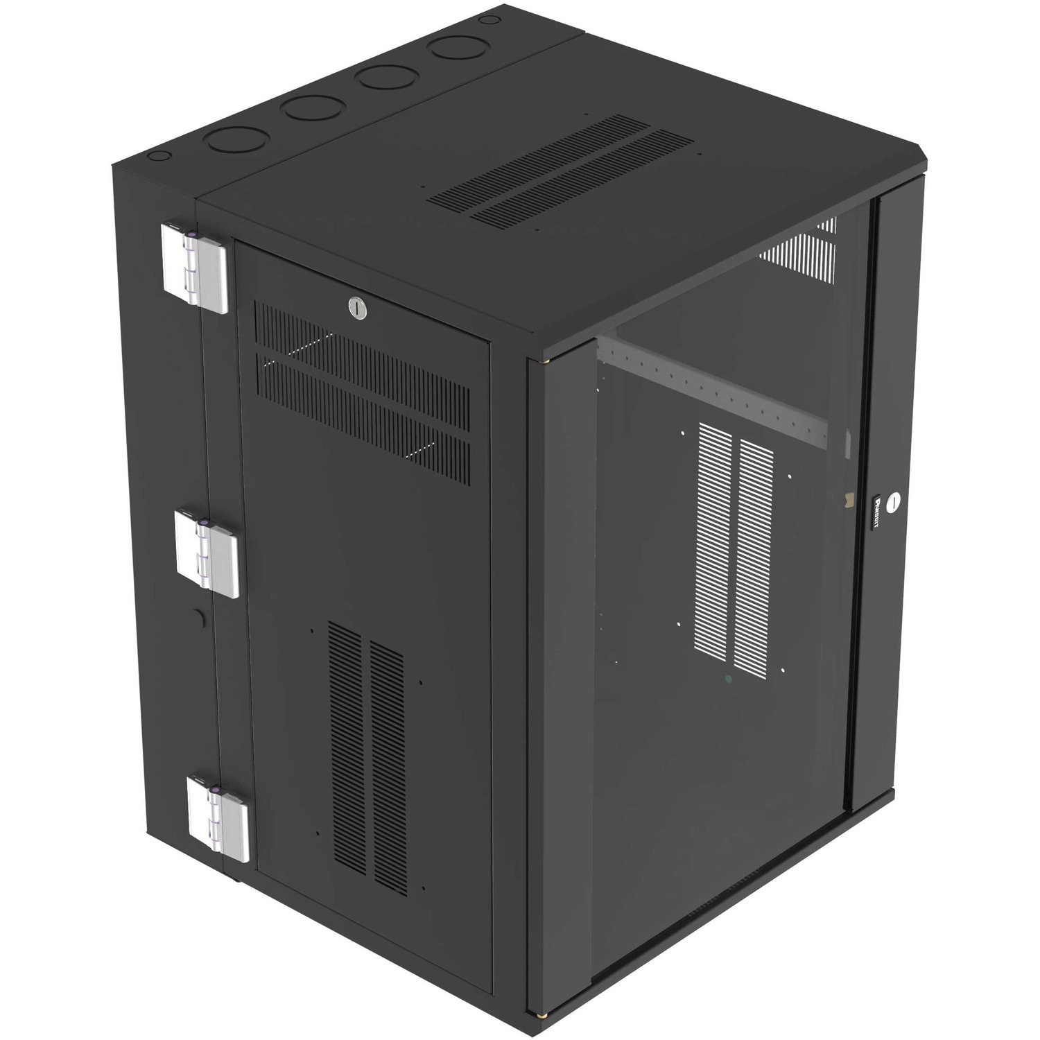 Panduit PanZone - Kast - Monteerbaar Aan Muur - Zwart - 18U - 19"