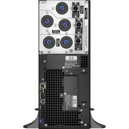 APC Smart-UPS On-Line, 6kVA/6kW, Tower, 208V, 2x L6-20R+3x L6-30R NEMA outlets, Network Card+SmartSlot, Extended runtime, W/O rail kit