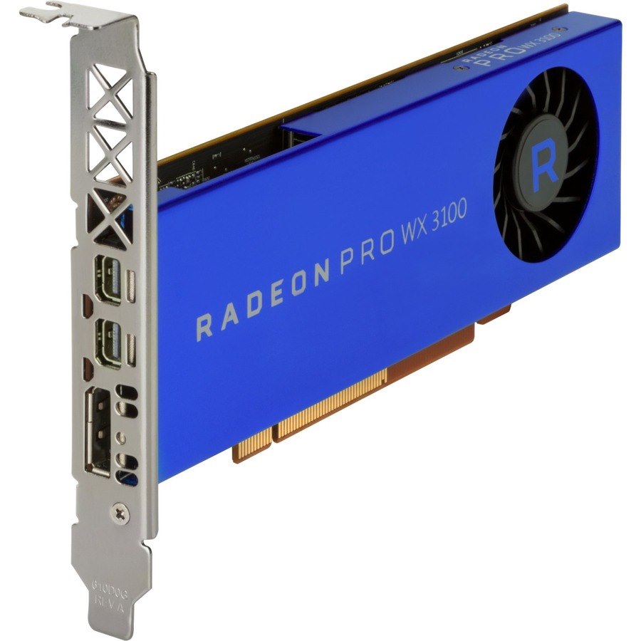 HP AMD Radeon Pro WX 3100 Graphic Card - 4 GB GDDR5 - Low-profile