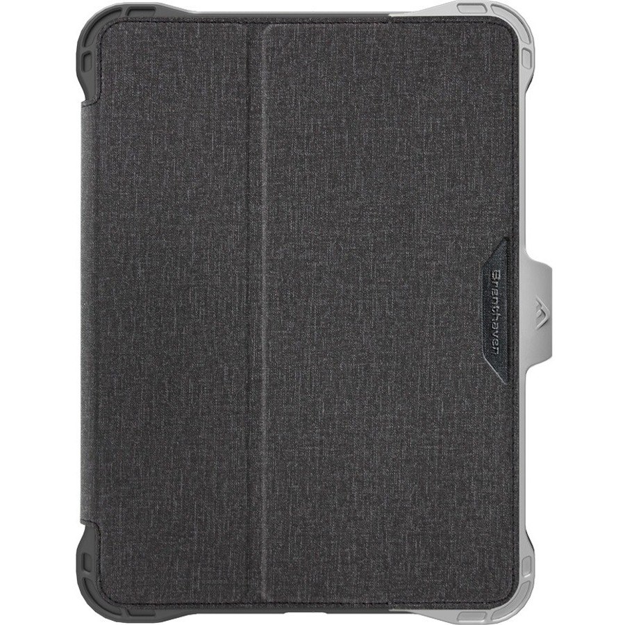 Brenthaven Edge Folio Carrying Case (Folio) for 10.9" Apple iPad Air (4th Generation) Tablet - Gray