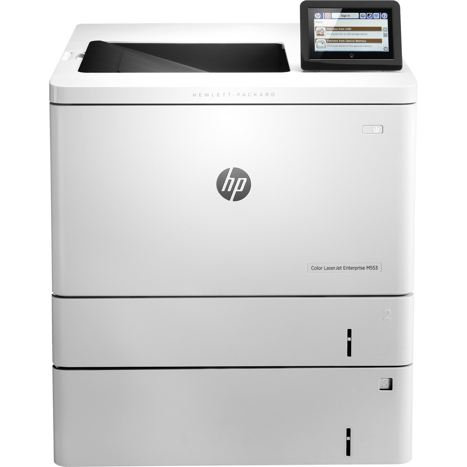 HP LaserJet M553 M553x Desktop Laser Printer - Refurbished - Color