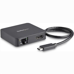 StarTech.com USB Type C Docking Station for Notebook - Black - TAA Compliant