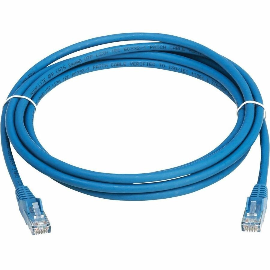 Eaton Tripp Lite Series Cat6 Gigabit Snagless Molded UTP Ethernet Cable (RJ45 M/M), PoE, LSZH, Blue, 4 m (13.1 ft.)