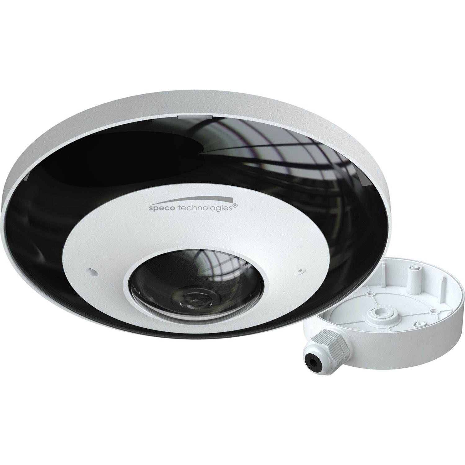 Speco O6MDP3 6 Megapixel Indoor Network Camera - Color - Fisheye - White