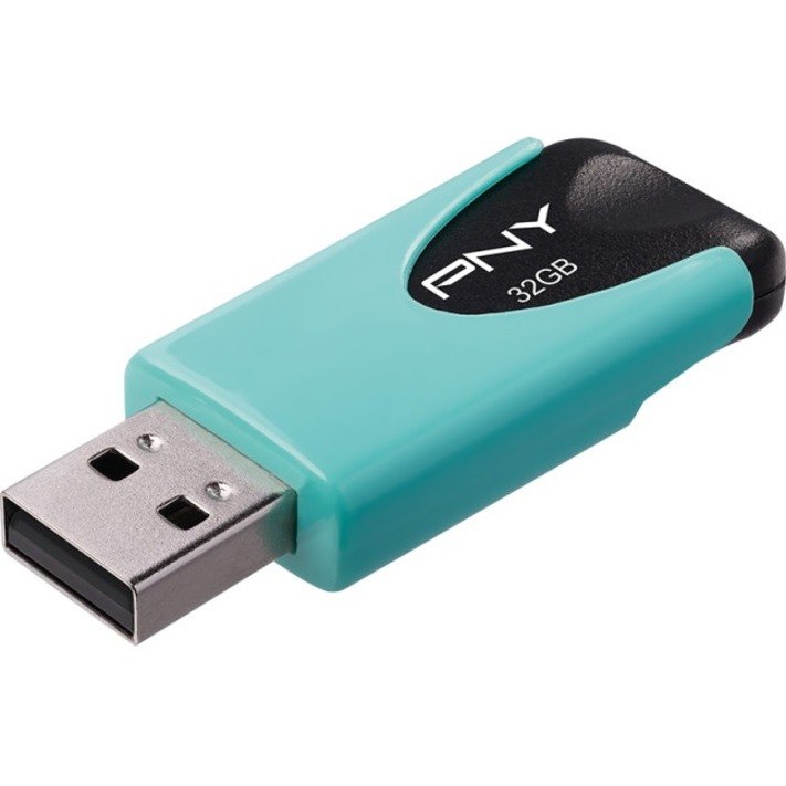 PNY Attach&eacute; 4 32 GB USB 2.0 Flash Drive - Pastel Aqua