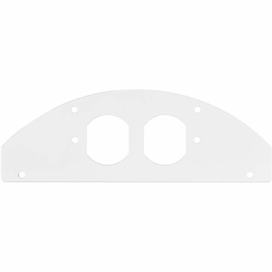 Hubbell Premise Wiring Recessed 10" Series, Sub Plate, Full Perimeter, (1) Duplex Opening