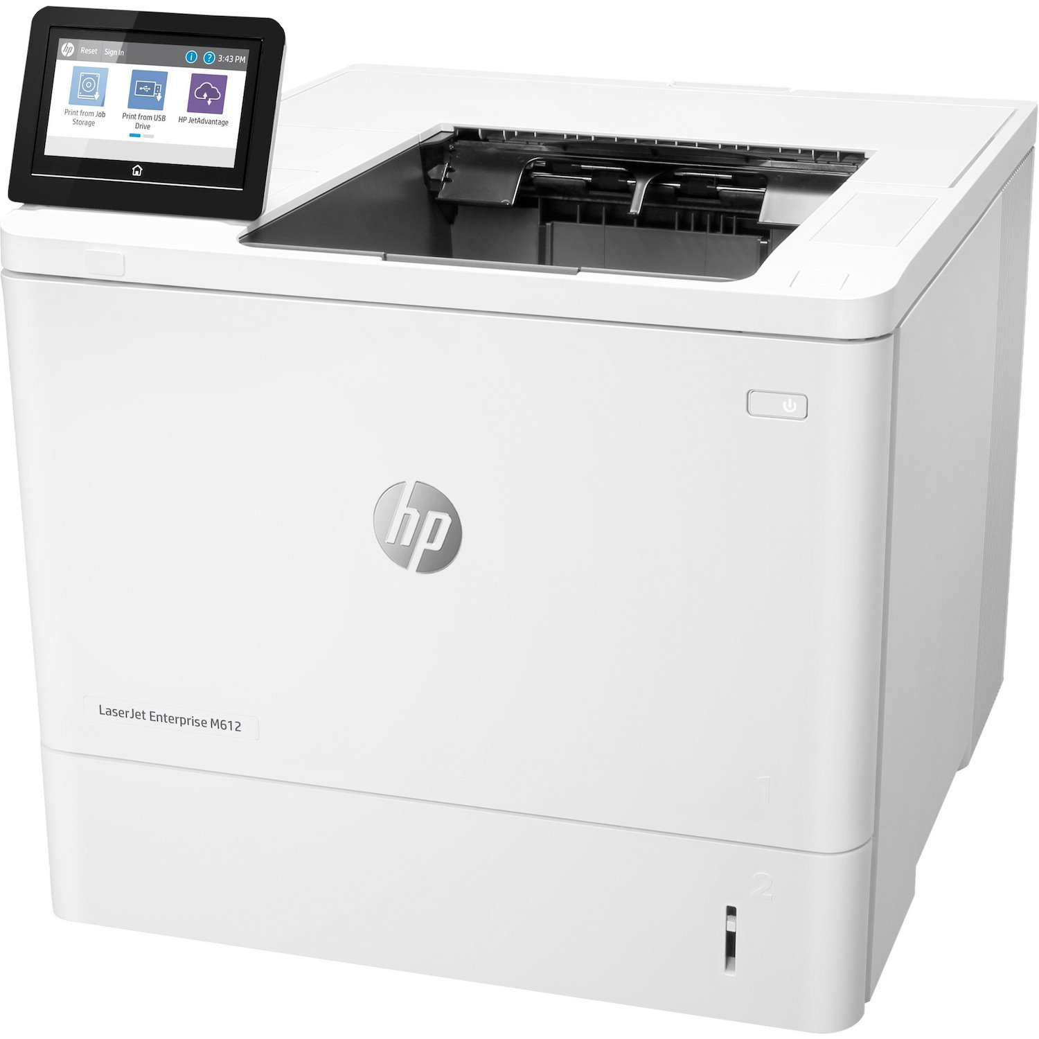 HP LaserJet Enterprise M612dn Desktop Laser Printer - Monochrome