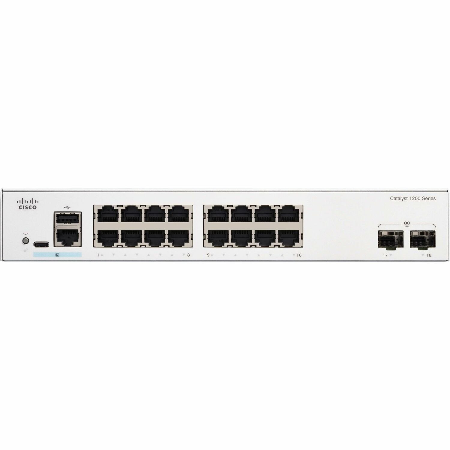 Cisco Catalyst 1200 C1200-8T-E-2G 10 Ports Manageable Ethernet Switch - Gigabit Ethernet - 1000Base-X, 10/100/1000Base-T