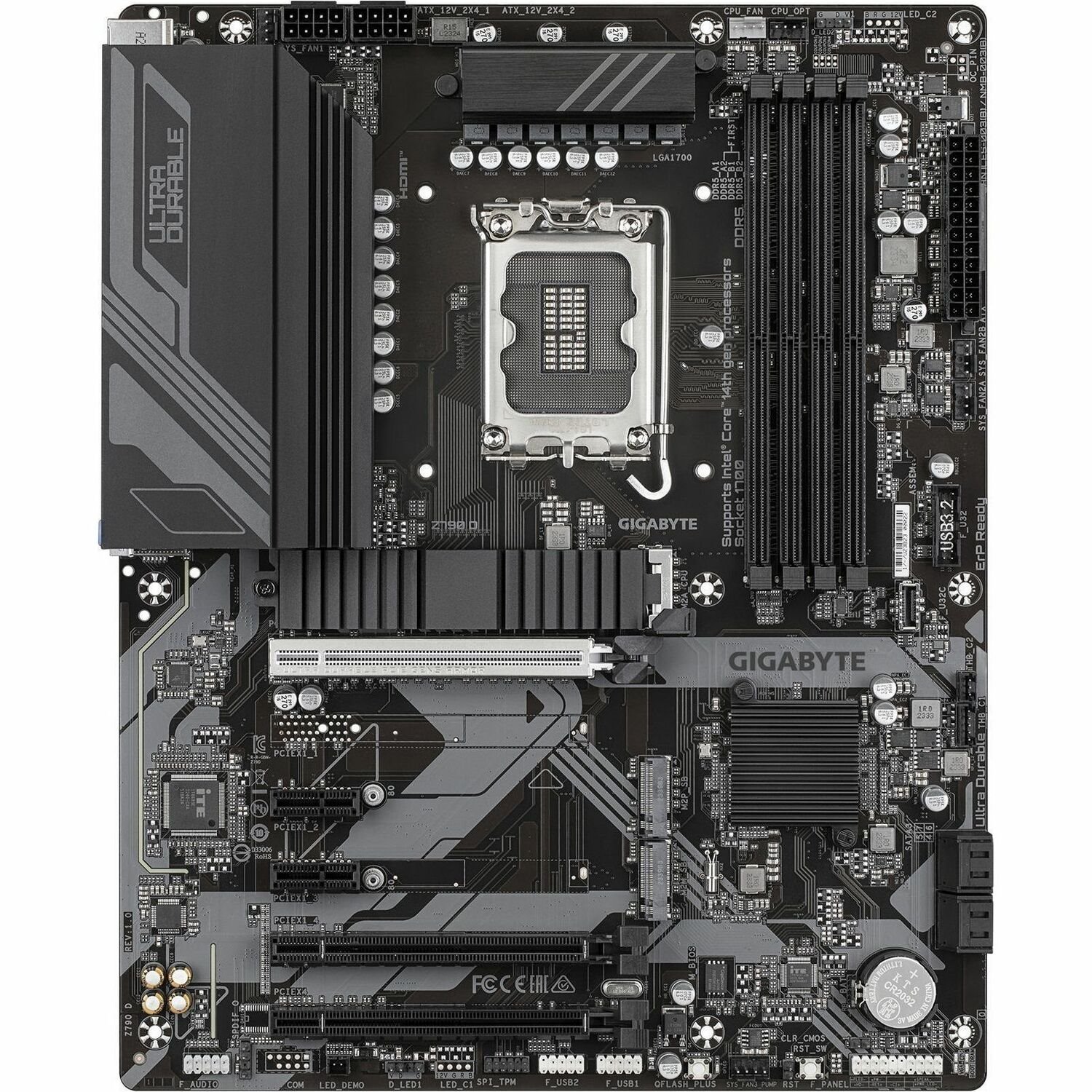GIGABYTE Ultra Durable Z790 D Gaming Desktop Motherboard - Intel Z790 Chipset - Socket LGA-1700 - ATX