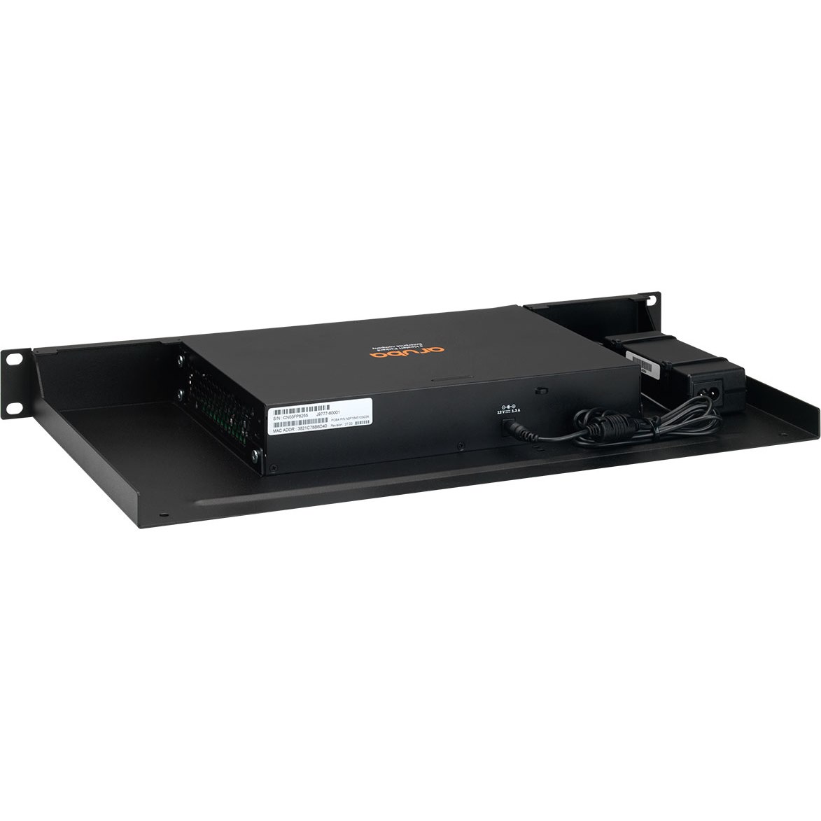 RACKMOUNT.IT Rack Mount for Switch - Jet Black