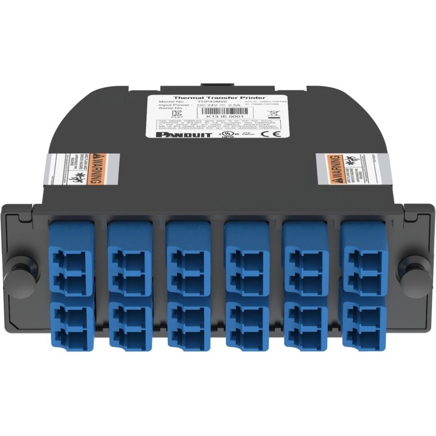Panduit OptiCom MPO-LC Fiber Cassette OS2, 24 Fiber, Universal