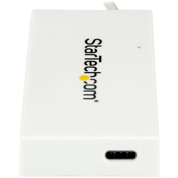 StarTech.com USB Hub - USB Type C - External - White - TAA Compliant