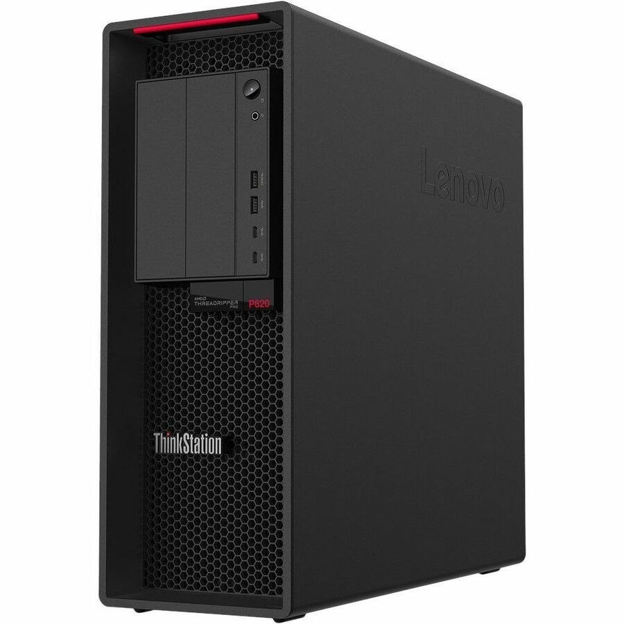 Lenovo ThinkStation P620 30E0018CUS Workstation - 1 x AMD Ryzen Threadripper PRO 5945WX - 64 GB - 2 TB SSD - Tower - Black