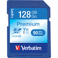 Verbatim Premium 128 GB Class 10/UHS-I (U1) SDXC - 1 Each - TAA Compliant