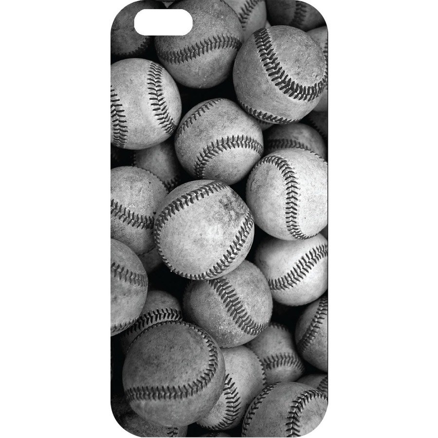 OTM iPhone 6 Black Matte Case Rugged Collection, Baseball