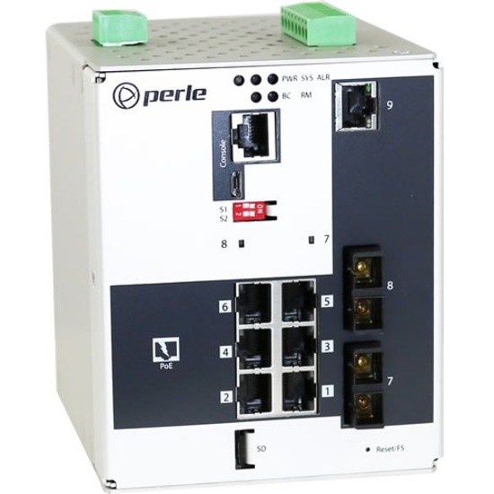 Perle IDS-509GPP 6 Ports Manageable Ethernet Switch