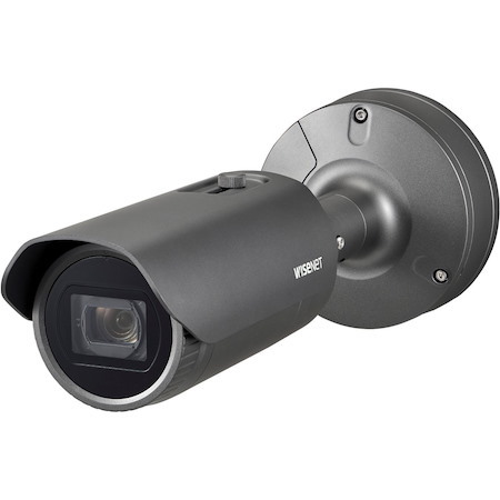 Wisenet XNO-6120R 2 Megapixel Outdoor Full HD Network Camera - Color - Bullet - Dark Gray - TAA Compliant