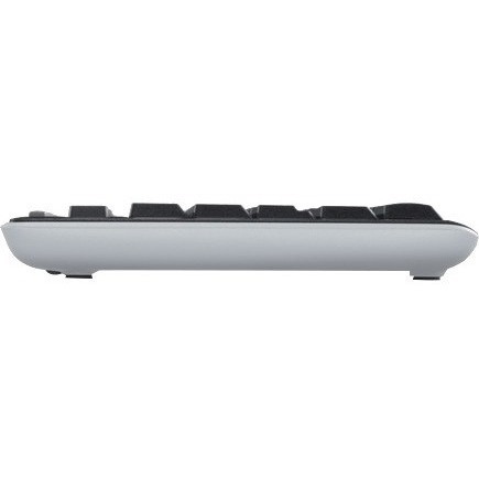 Logitech K270 Keyboard - Wireless Connectivity - USB Interface - Danish, Norwegian, Swedish, Finnish - Black, White