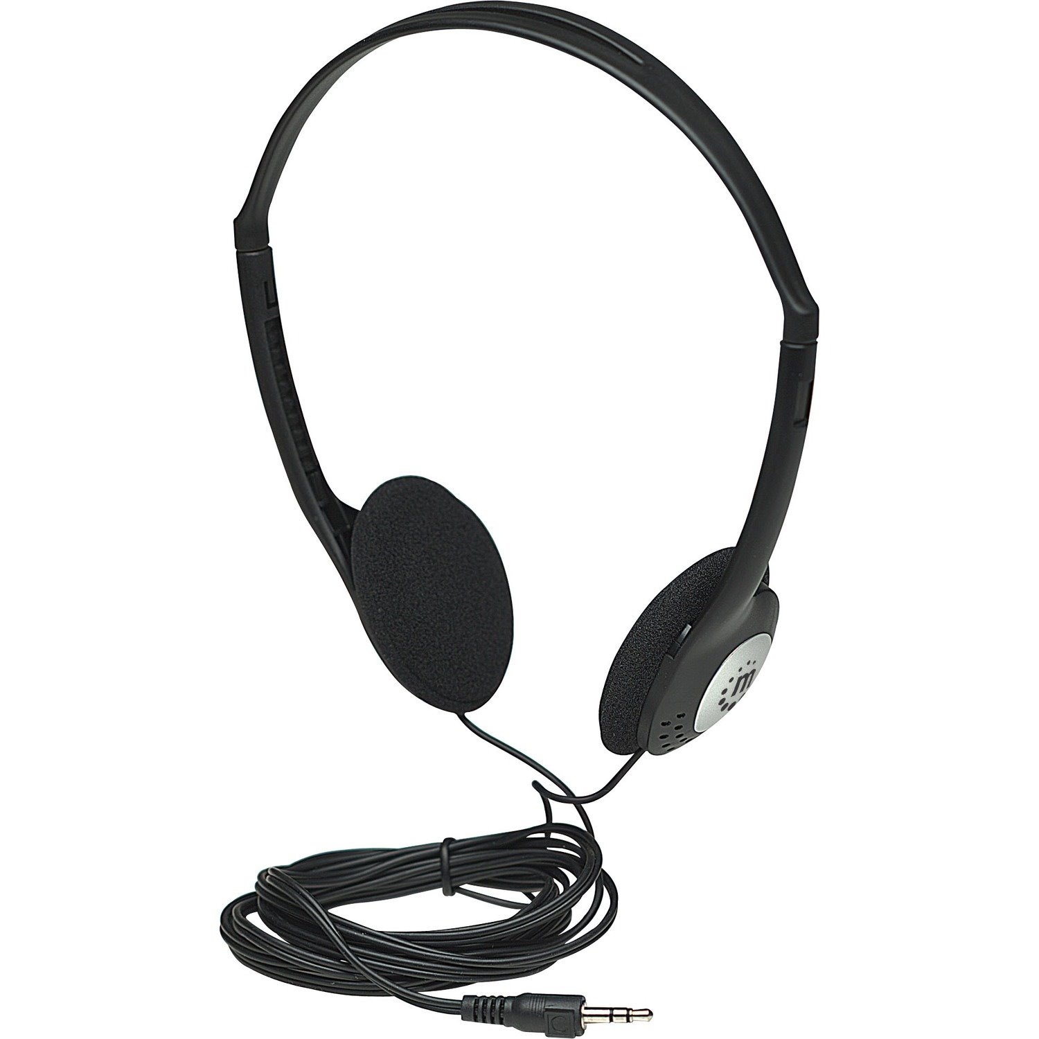 Manhattan Lightweight Stereo Headphones with Cushioned Earpads