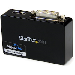StarTech.com USB 3.0 to HDMI® and DVI Dual Monitor External Video Card Adapter