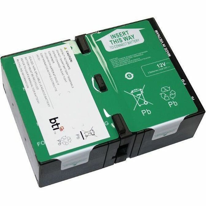 BTI APCRBC130-SLA130 12V 2-CELL LEAD ACID UPS BATTERY REPLACES APCRBC130, RBC130 - 2 YR WARRANTY
