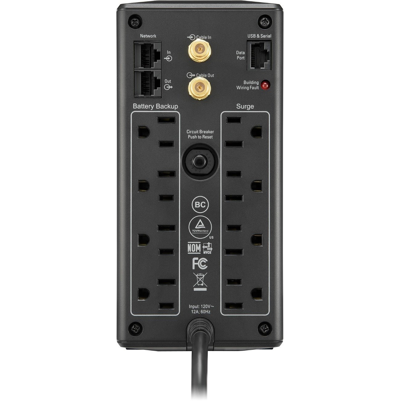 APC by Schneider Electric Back-UPS Pro BX850M-LM60 850VA Tower UPS