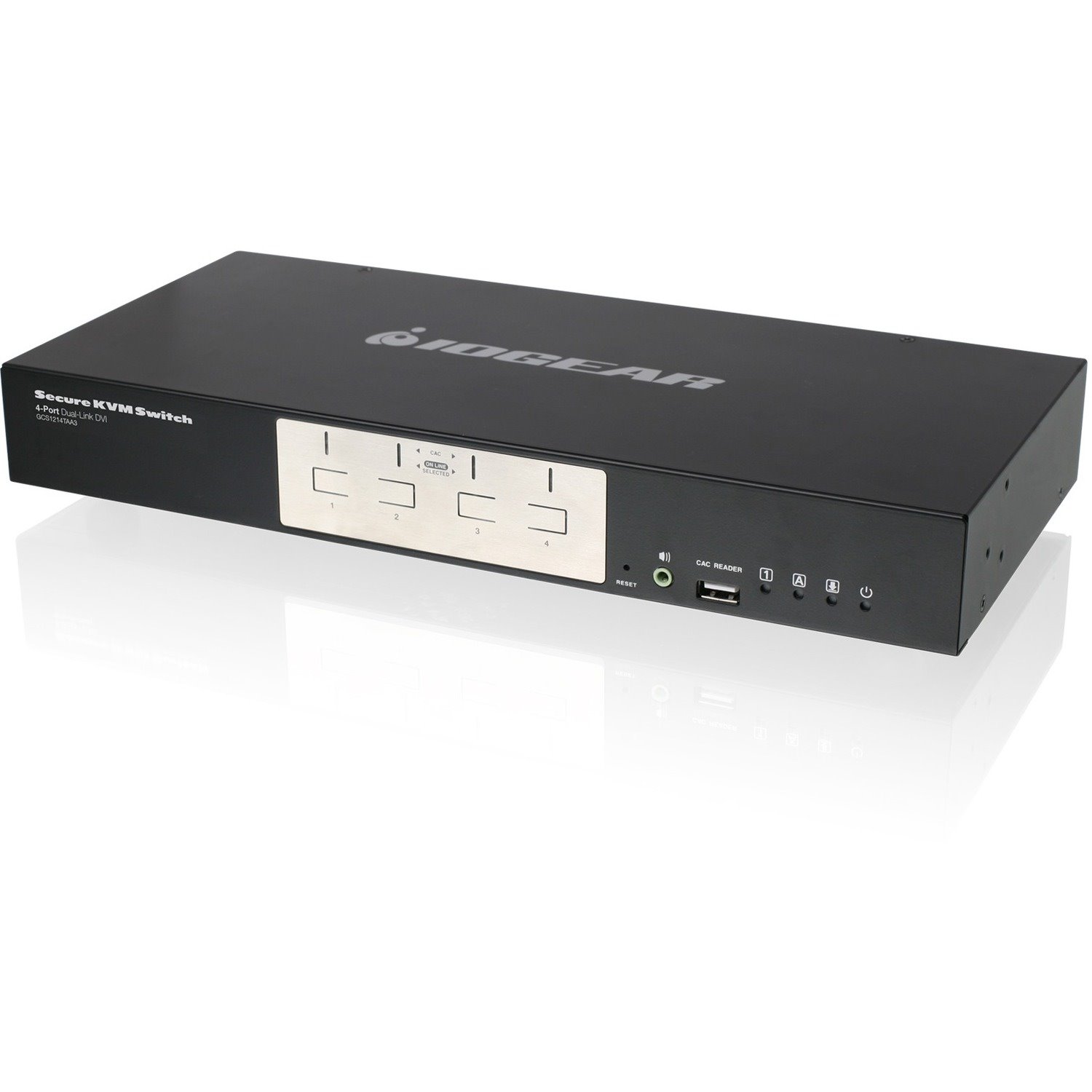 IOGEAR 4-Port Dual-Link DVI Secure KVM Switch (TAA)