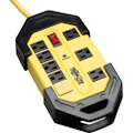 Eaton Tripp Lite Series Protect It! 8-Outlet Industrial Safety Surge Protector, 12 ft. Cord, 1500 Joules, Cord Wrap, Hang Holes