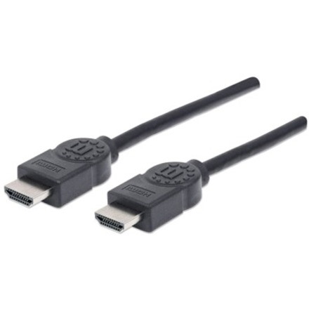 HDMI Cable with Ethernet, 4K@30Hz (High Speed), 5m, Male to Male, Black, Equivalent to Startech HDMIMM15HS (except 40cm longer), Ultra HD 4k x 2k, Fully Shielded, Gold Plated Contacts, Lifetime Warranty, Polybag