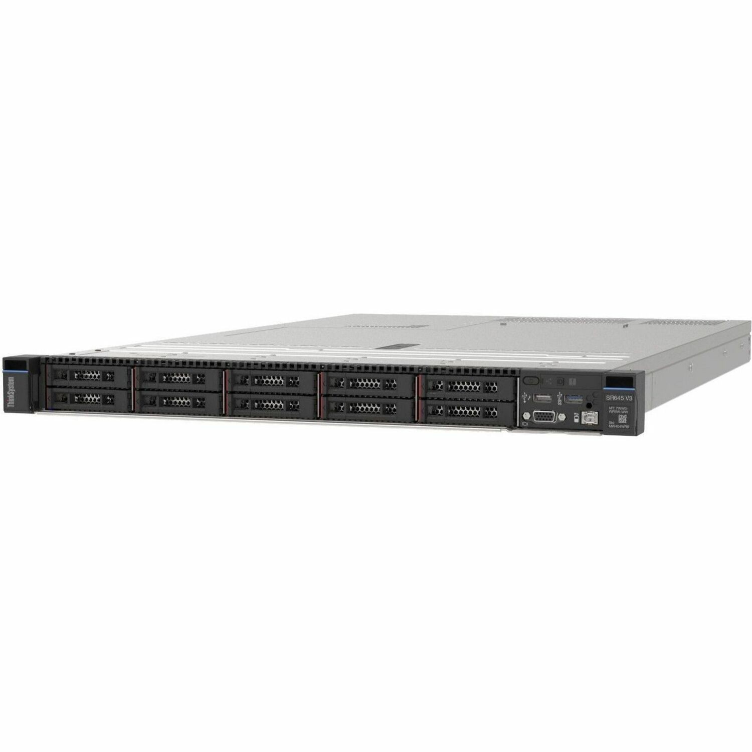 Lenovo ThinkSystem SR645 V3 7D9CA038EA 1U Rack Server - 1 x AMD EPYC 9135 3,65 GHz - 32 GB RAM - Serial ATA, NVMe Steuerung
