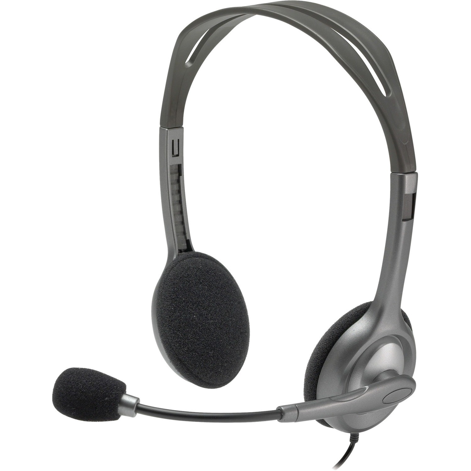 Lot 2- Logitech H111 Stereo Headset - 3.5mm Connection Only 