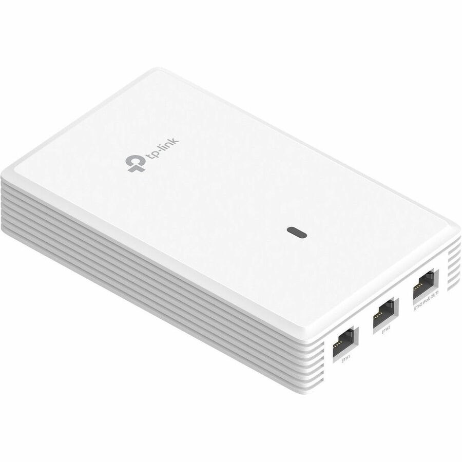 TP-Link Omada EAP725-WALL Dual Band Wi-Fi 7 IEEE 802.11 a/b/g/n/ac/ax/be 5 Gbit/s Wireless Access Point