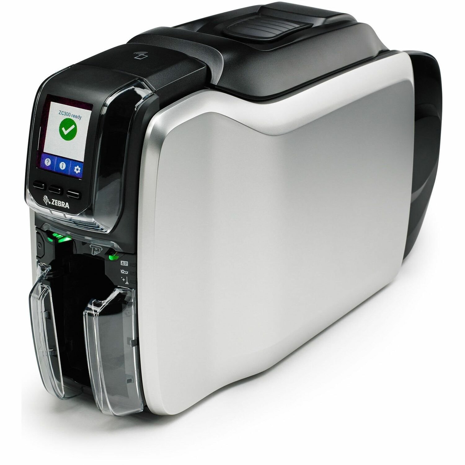 Zebra ZC300 Double Sided Retail, Hospitality, Financial Services, General Access Control, Academic Dye Sublimation/Thermal Transfer Printer - Color - Card Print - Fast Ethernet - USB - USB Host - Near Field Communication (NFC) - US