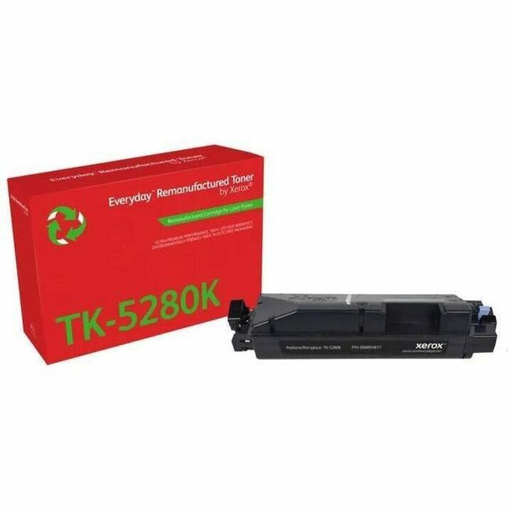 Xerox Everyday Remanufactured Standard Yield Laser Toner Cartridge TK-5280K - Black - 1 / Pack