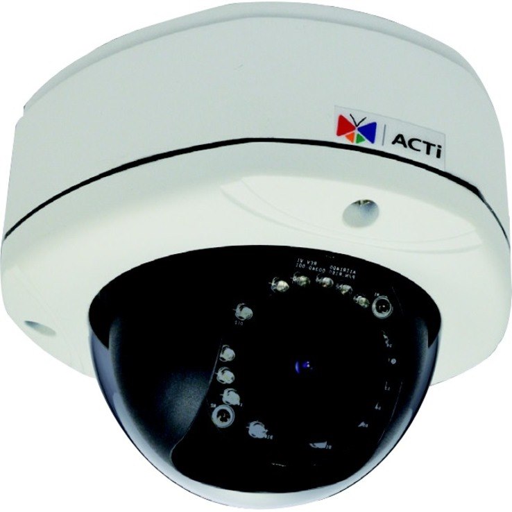 ACTi 5 Megapixel Outdoor Network Camera - Color, Monochrome - Dome