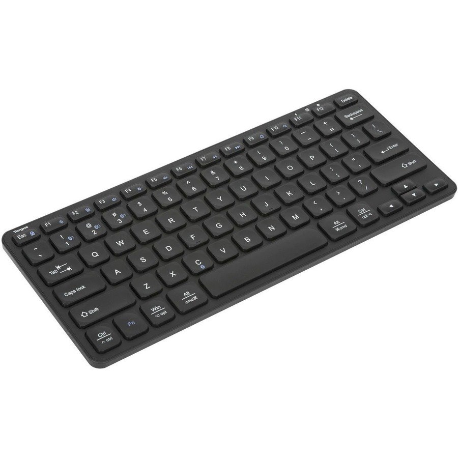 Targus Compact Multi-Device Bluetooth Antimicrobial Keyboard, Black