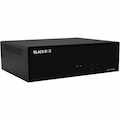 Black Box KVM Switch, NIAP 4.0 Certified - 2-Port, Single-Monitor, DisplayPort with MST, HDMI Out, CAC