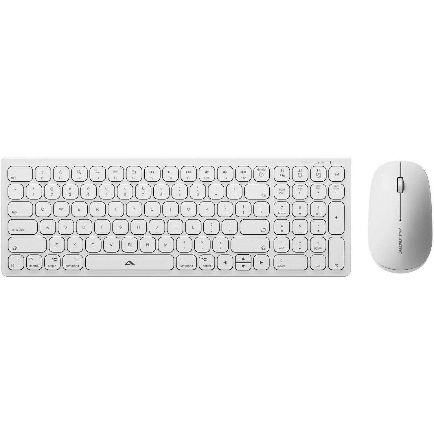 Alogic Echelon USB-C Rechargeable Wireless Mouse and Compact Keyboard For Mac